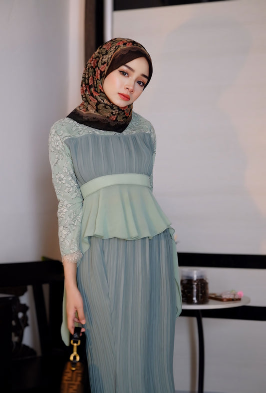 Luna Peplum | Sage Green