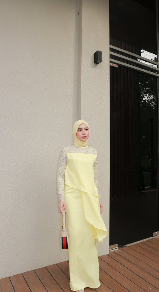 Bellé Dress | Soft Yellow