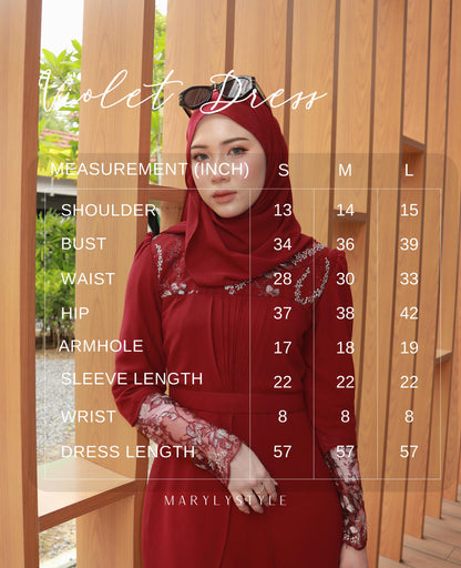 Violet Dress | Navy Blue