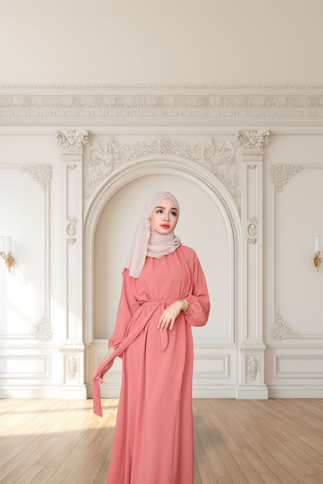 Clara Abaya | Peach