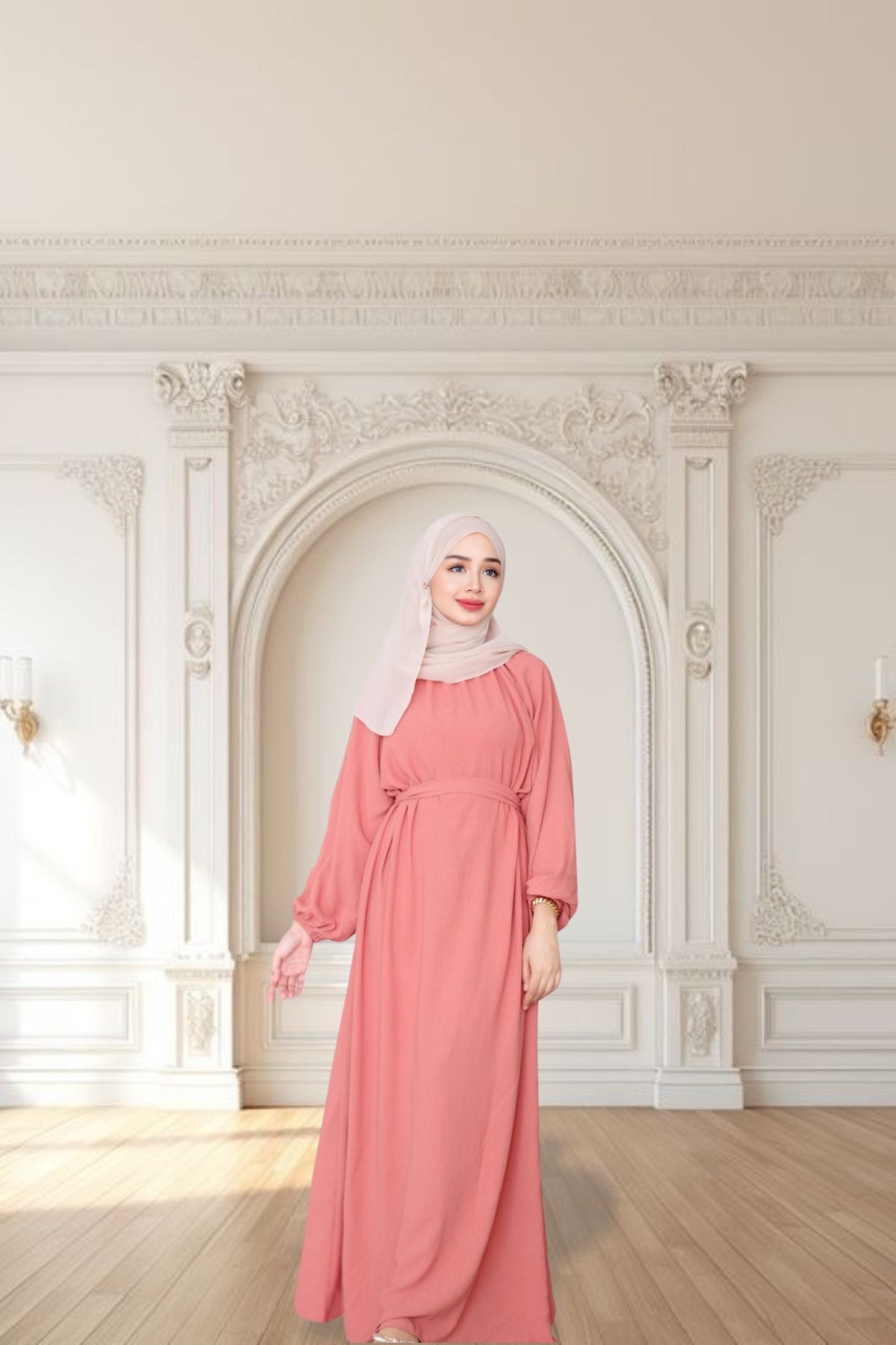 Clara Abaya | Peach