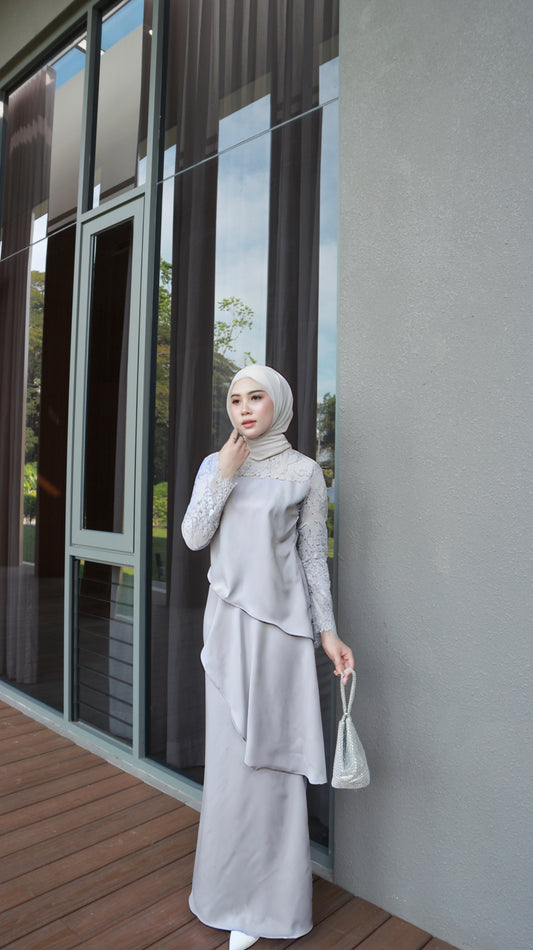 Bellé Dress | Grey
