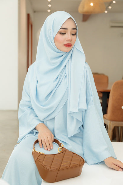Laura Abaya Free Shawl | Baby Blue