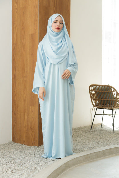 Laura Abaya Free Shawl | Baby Blue