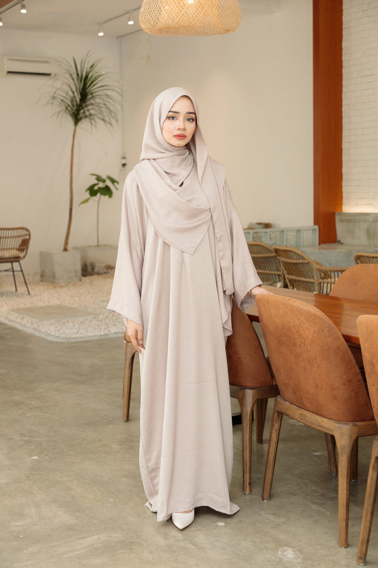 Laura Abaya Free Shawl | Champagne