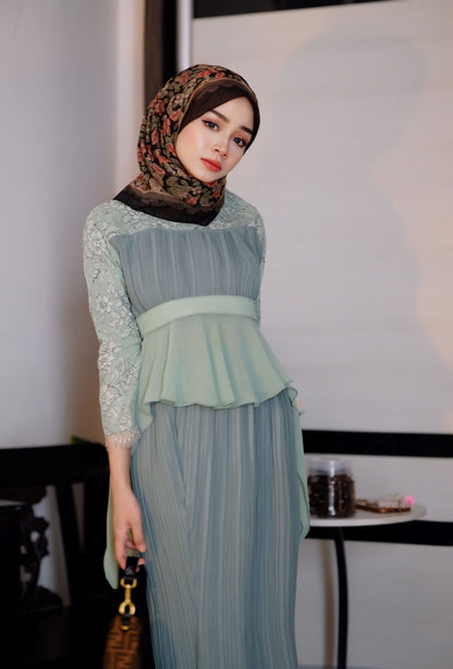 Luna Peplum | Sage Green