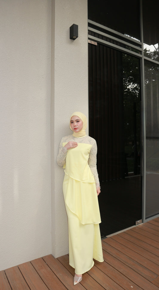 Bellé Dress | Soft Yellow