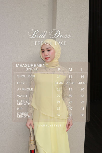 Bellé Dress | Dusty Green