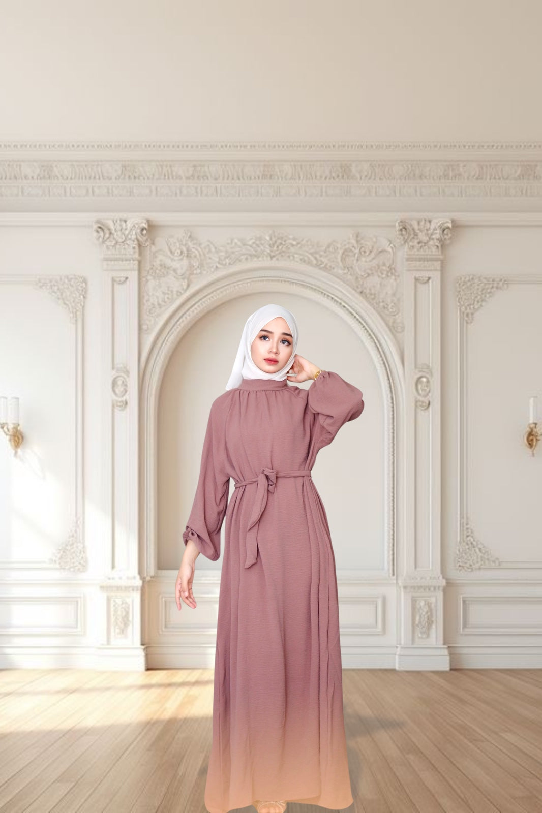 Clara Abaya | Dusty Rose