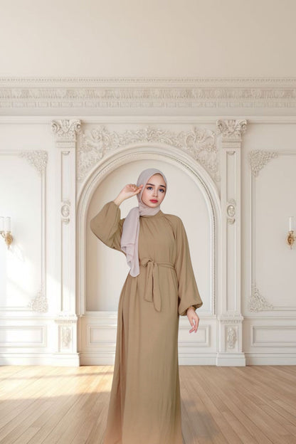 Clara Abaya | Khaki