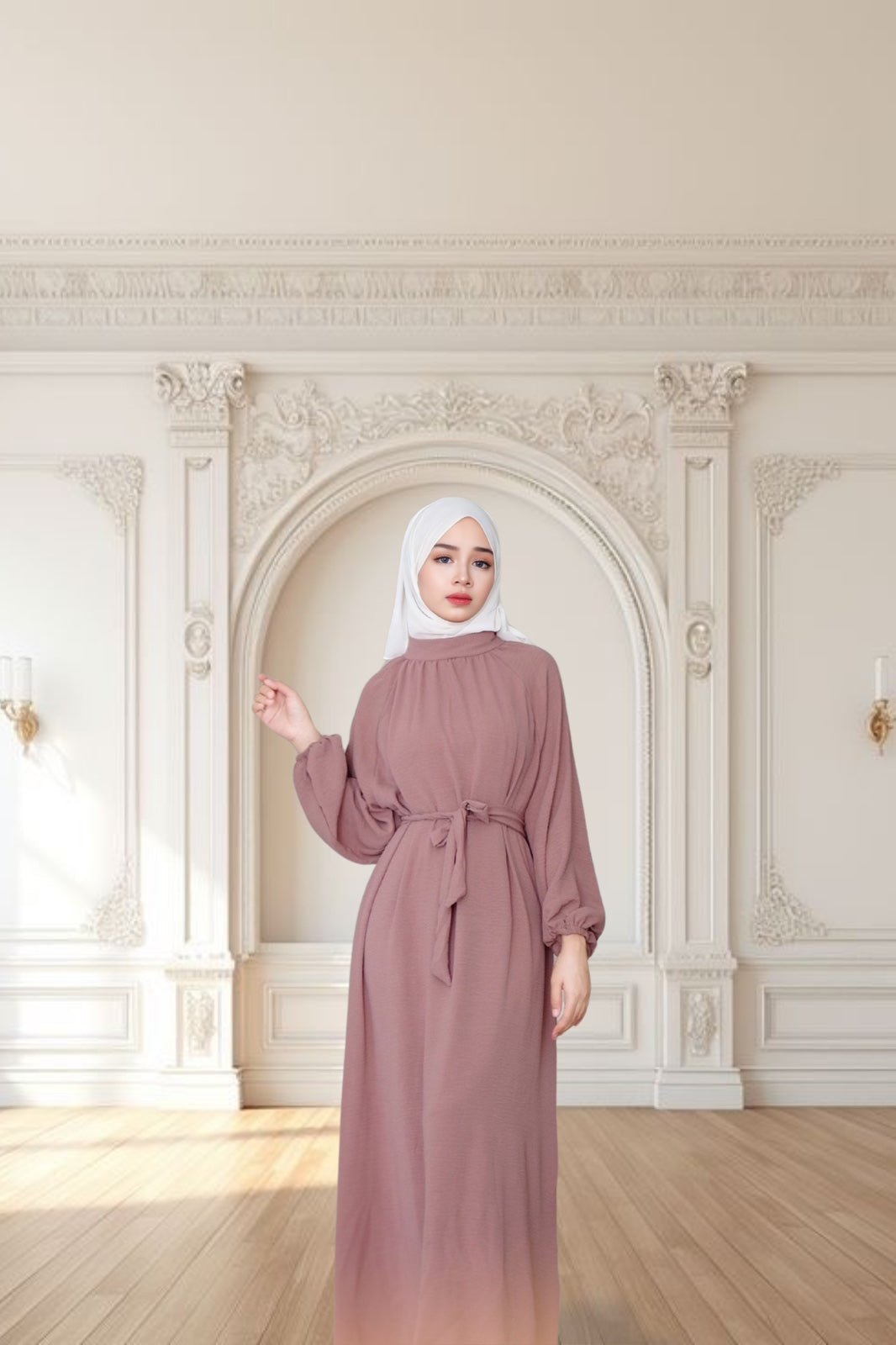 Clara Abaya | Dusty Rose