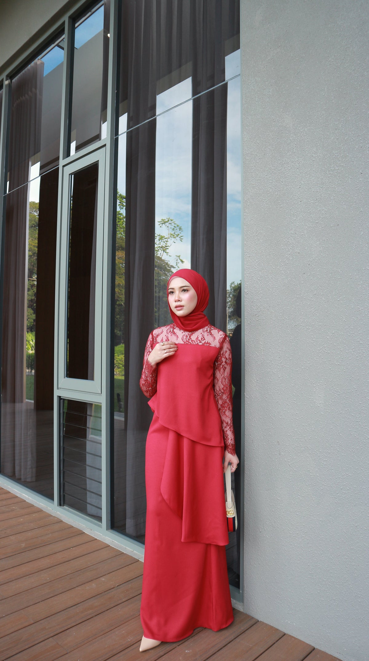 Bellé Dress | Red