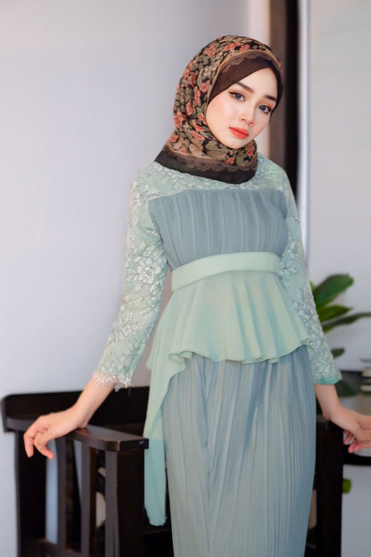 Luna Peplum | Sage Green