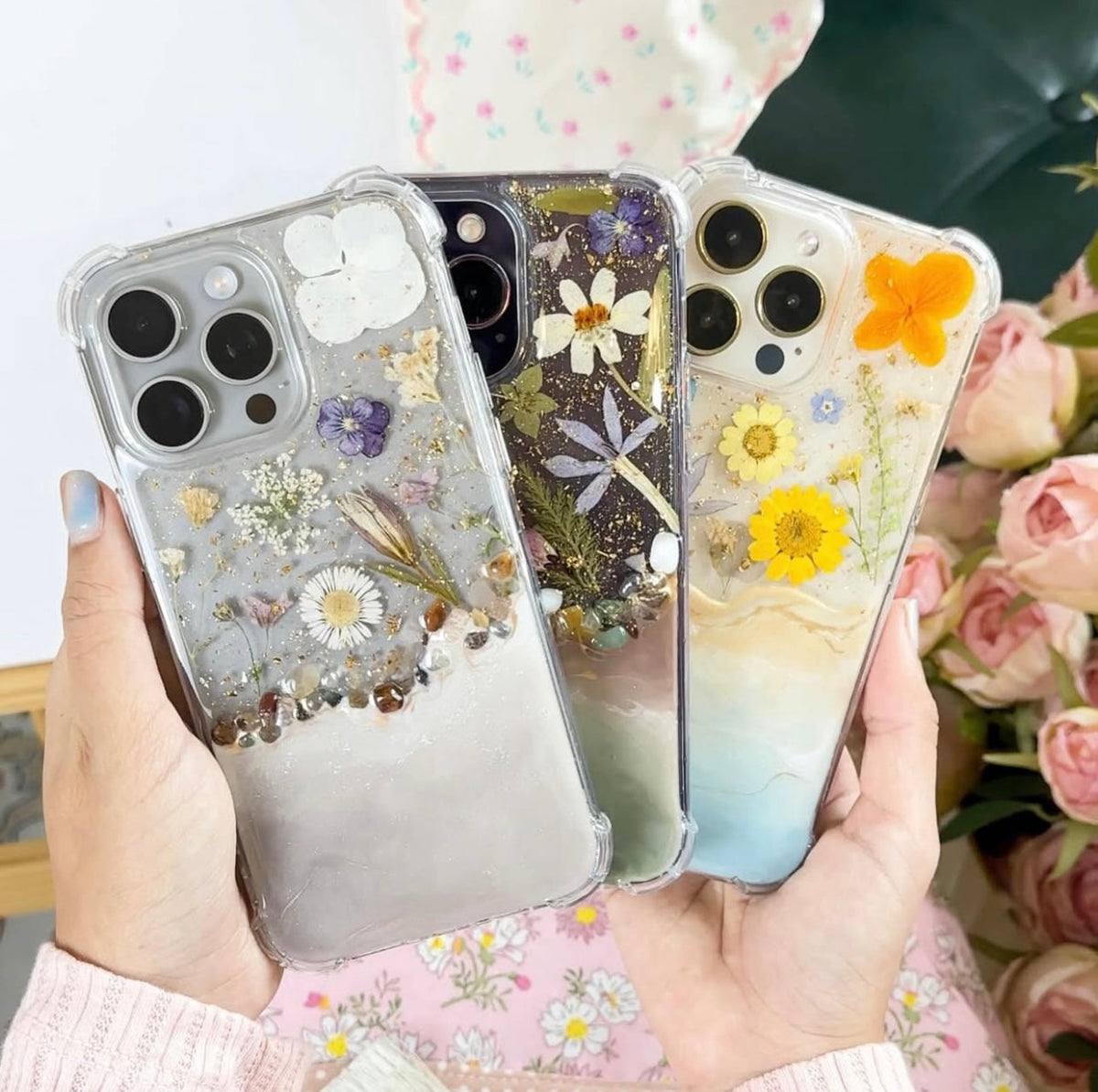 Flora Misty Taupe Case