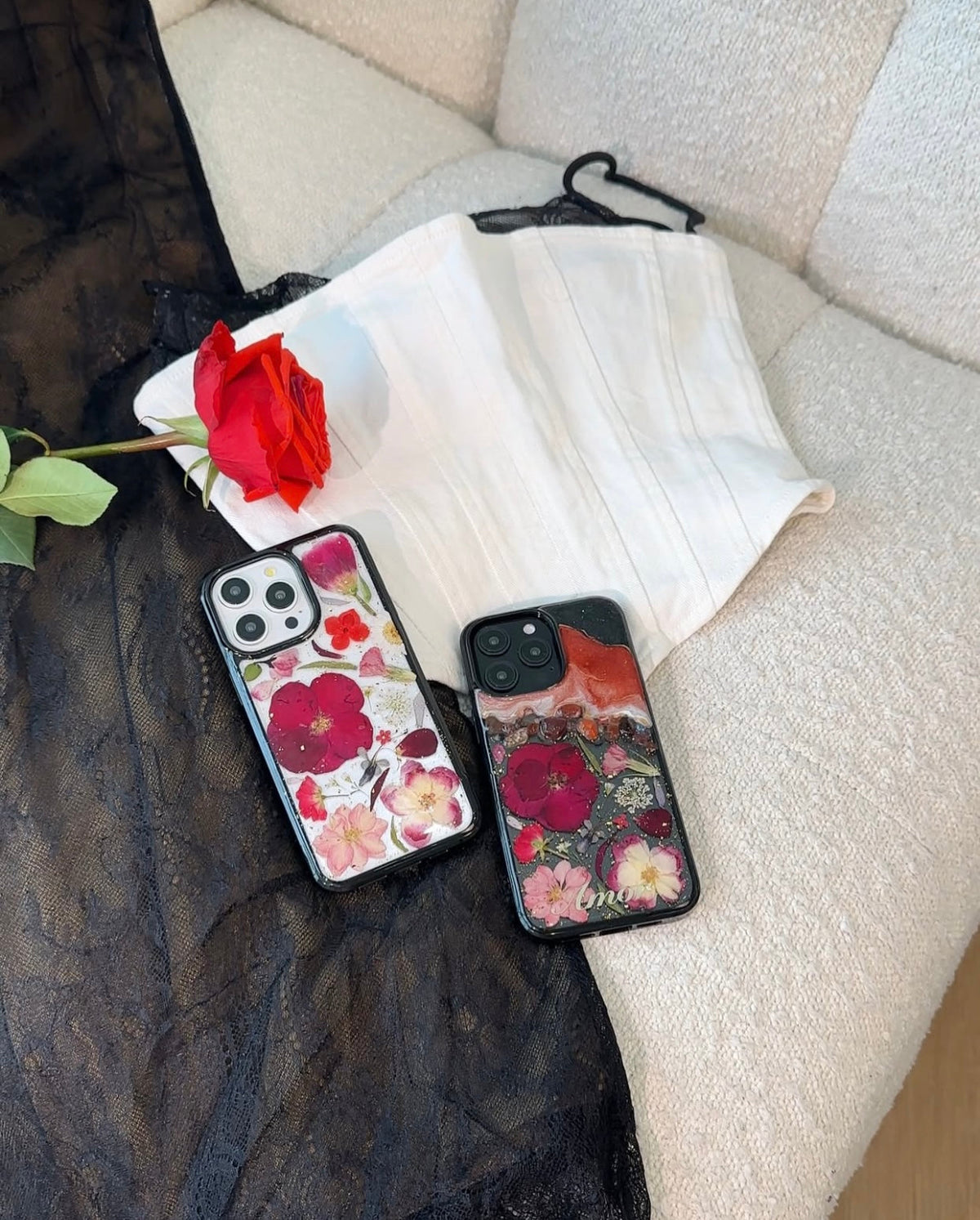 Ethereal Bloom Red Case