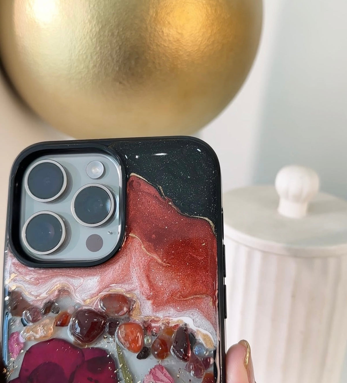 Ethereal Bloom Red Case