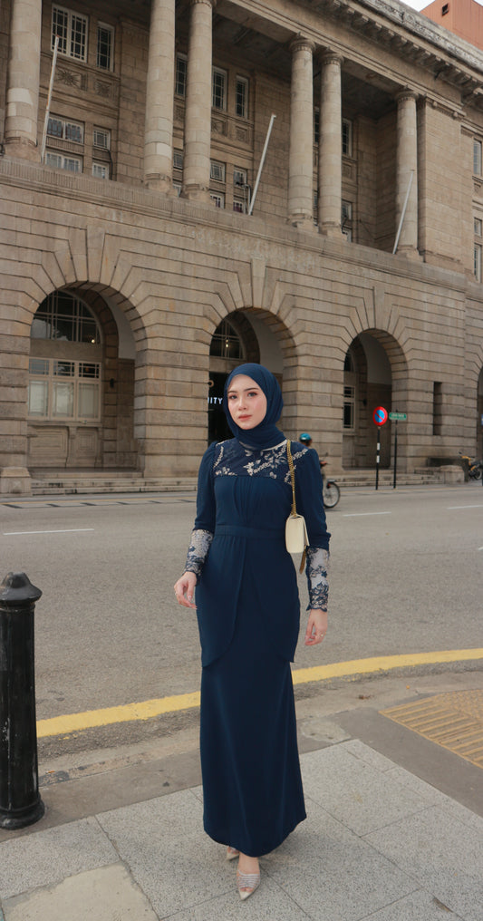 Violet Dress | Navy Blue