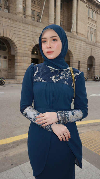 Violet Dress | Navy Blue