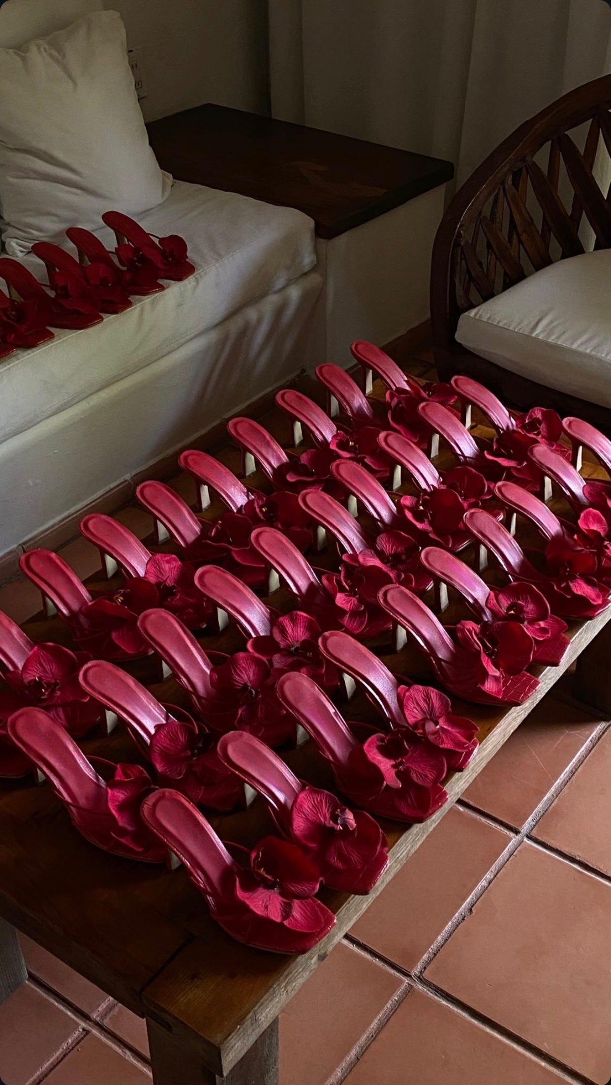 Floravéa Red Heels