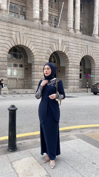 Violet Dress | Navy Blue