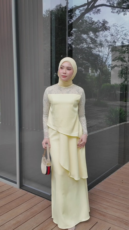 Bellé Dress | Soft Yellow